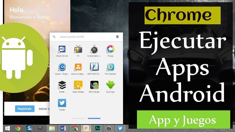 ejecutar apps android en chrome