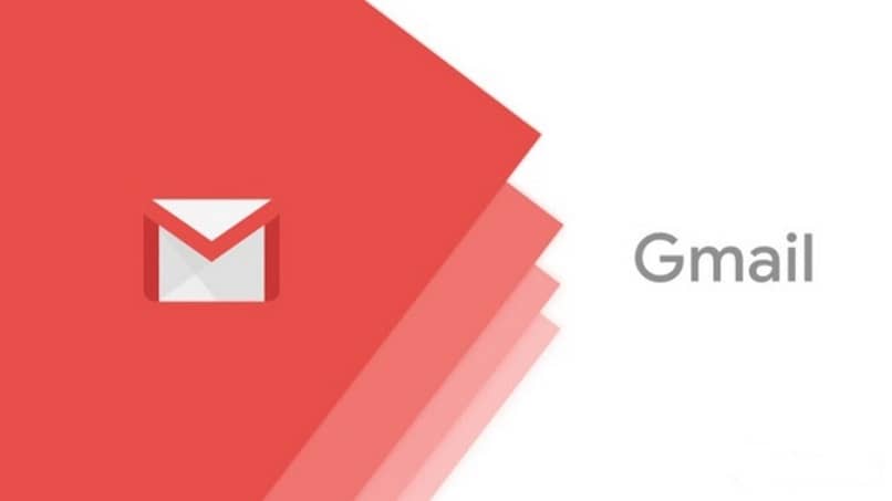 gmail blanco logo rojo