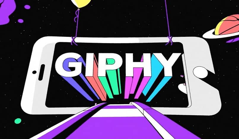 icono de giphy en movil