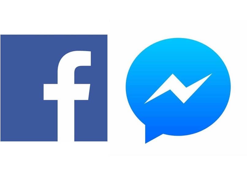 icono logo facebook y facebook messenger