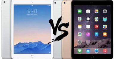 imagen tablet blanca diferencia iPad negra iconos varios