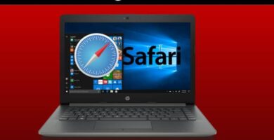 laptop navegador safari