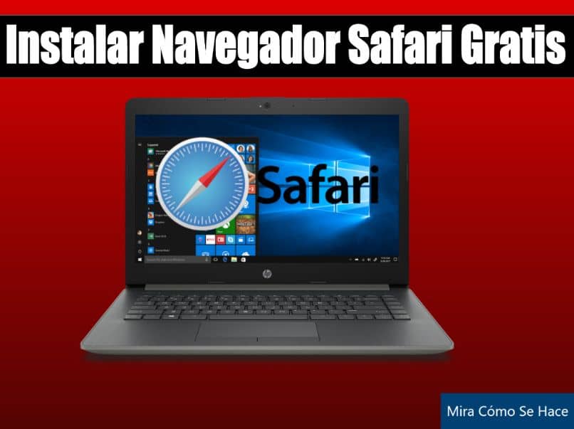 laptop navegador safari