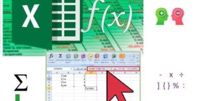 logo de excel y hoja de calculo