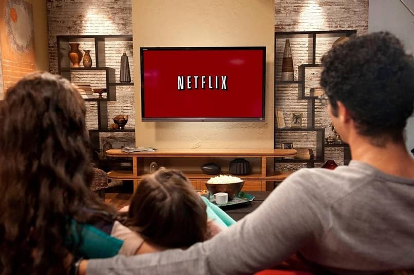 logo de netflix en tv