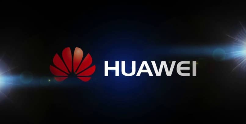 logo huawei fondo negro