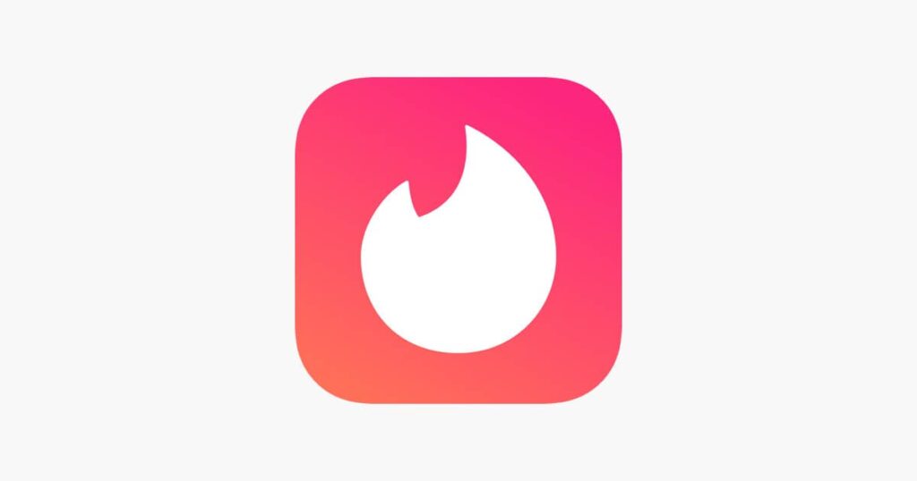 logo tinder fondo blanco