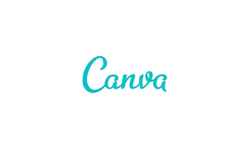 logotipo de canva azul