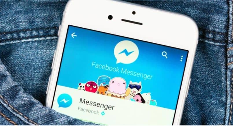 movil dentro panatalon app facebook messenger