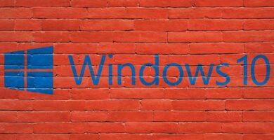 pared roja logo windows 10 10928