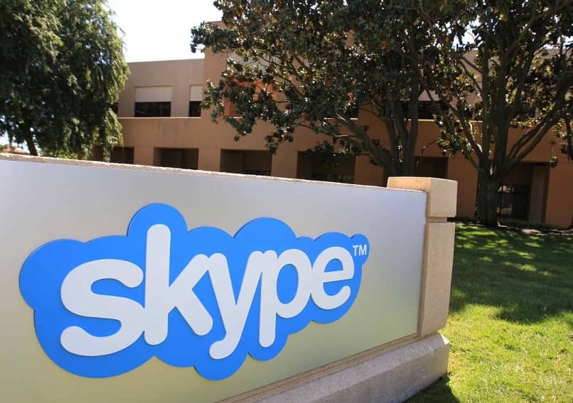 skype logo mural