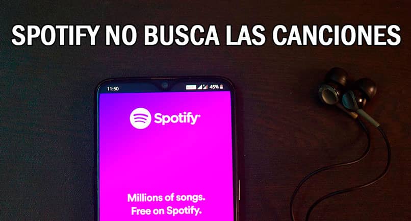 spotify no busca canciones