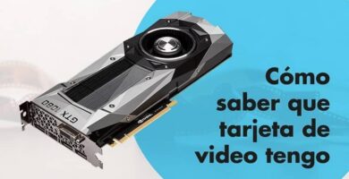 tarjeta de video en mi pc