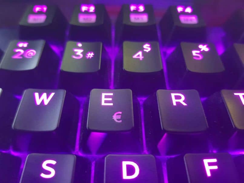 teclado luces