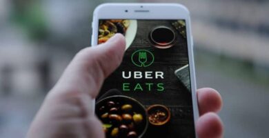 uber eats pantalla movil