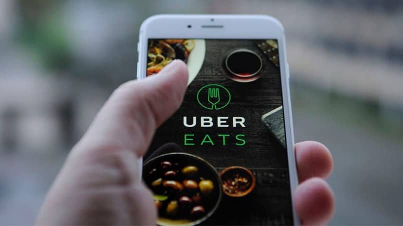 uber eats pantalla movil