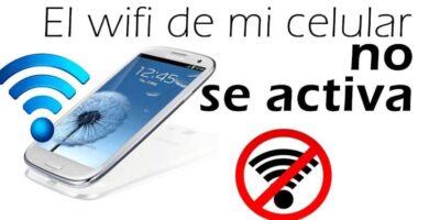 wifi celular no activa