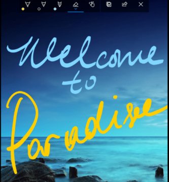 windows 10 creators update inking feature