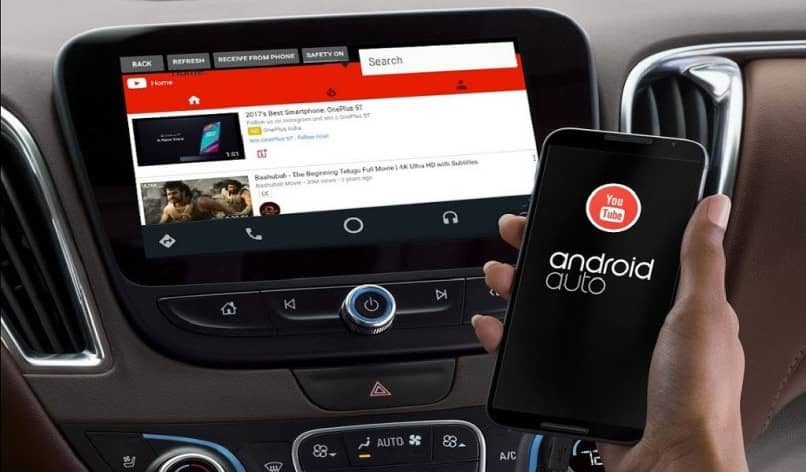 youtube en android auto