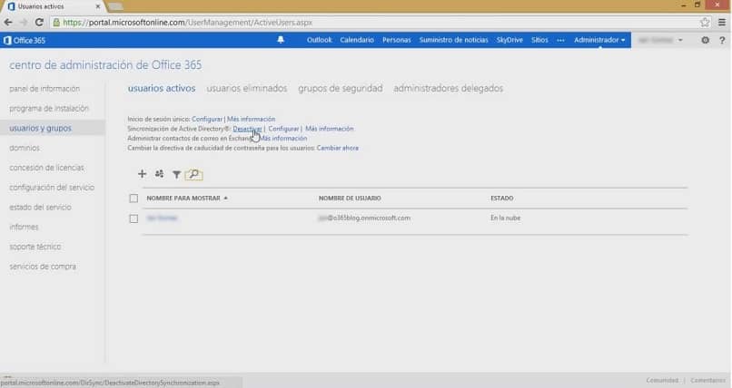 hakemistosynkronointi Office 365: ssä