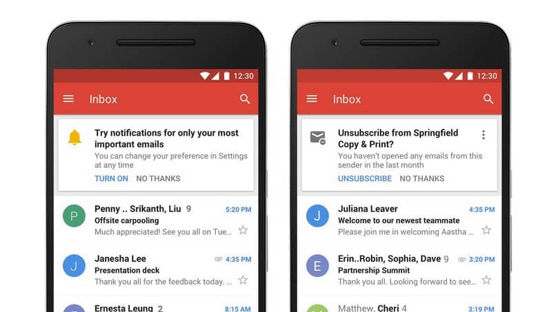 gmail input emails