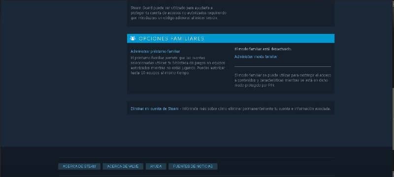 Steam-tilivalikko