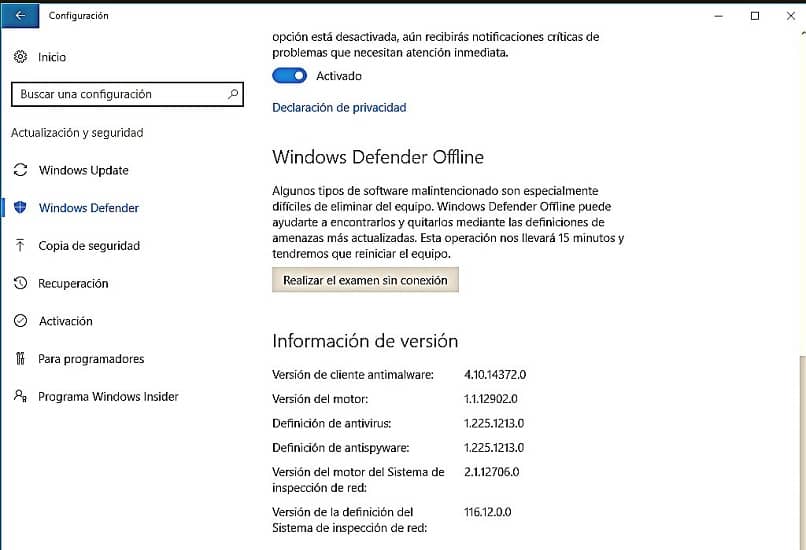 version tarkistus ja määritys Windows 10: ssä