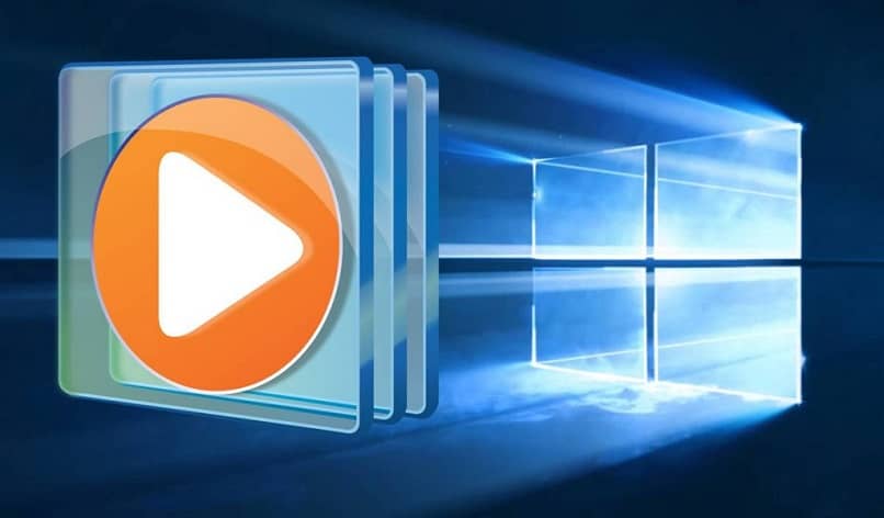 Windows Media-logo ikkunalla