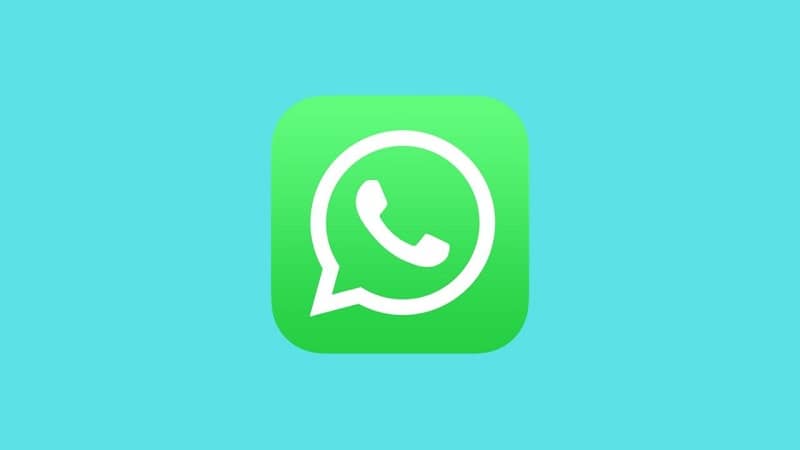 whatsapp-kuvake sinisellä pohjalla