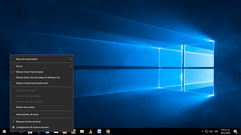 Windows 10 -työkalurivi