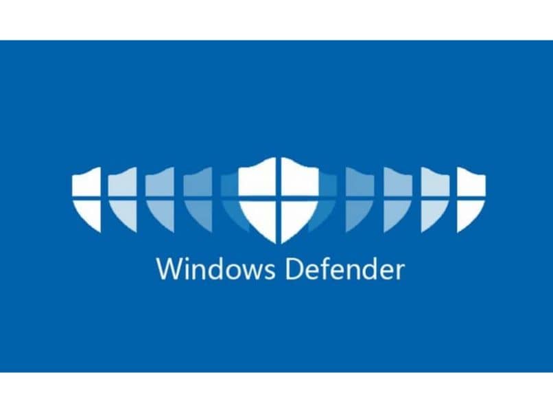 windows defender logo sininen tausta