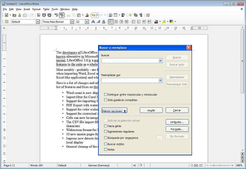 LibreOffice Writer -ohjelma