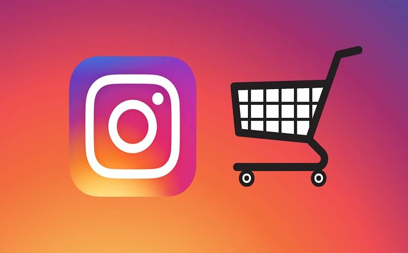 ostoskori ja Instagram-logo