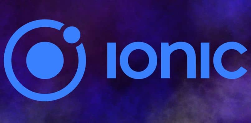 ioninen logo sininen tausta ympyrä