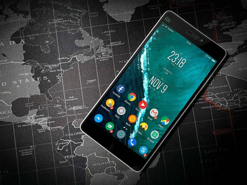 Xiaomi-matkapuhelin maailmankartalla