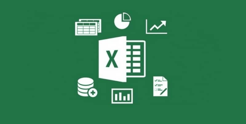 Vihreä tausta, Excel-kuvakkeet
