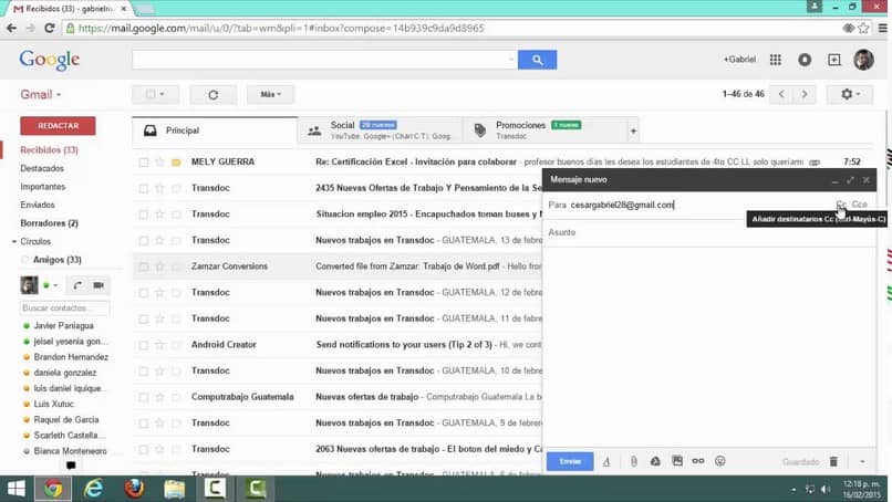 gmail-vastaanottaja