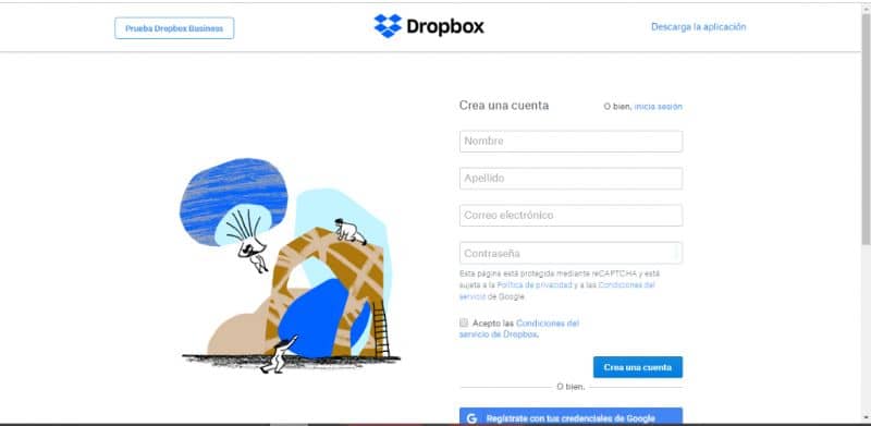 luo dropbox -tili