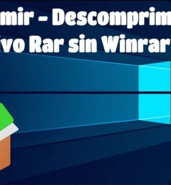 Comprimir descomprimir archivos Rar sin Winrar