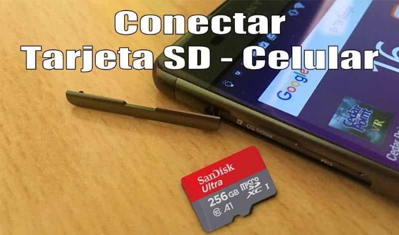 Conectar una tarjeta SD a mi celular