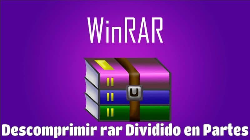 Descomprimir un archivo rar dividido en partes