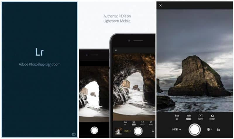 Lightroom en diferentes dispositivos mobiles