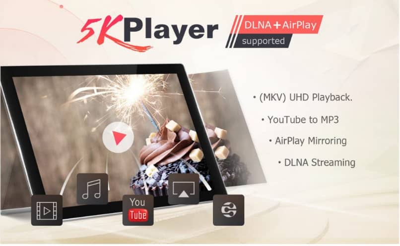 360 asteen videoiden katselu ja toistaminen Windowsissa 5kplayerin avulla 1 Logo de 5KPlayer