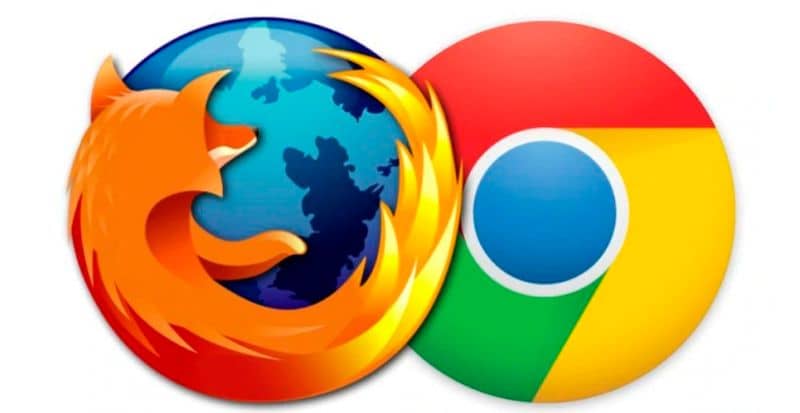 Logos Mozilla y Chrome