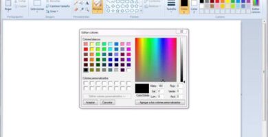 Panel de colores de paint