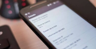 Kuinka saada IMEI, jos puhelin on pois päältä tai sinulla ei ole sitä lähellä 4 Pantalla de informacion Android