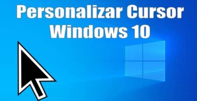 Personalizar cursor Windows 10