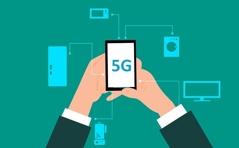 Red 5G conectarse diversos tipos dispositivos