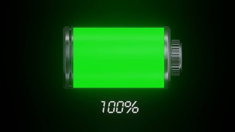 bateria al 100