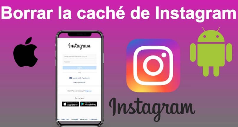 borrar cache instagram